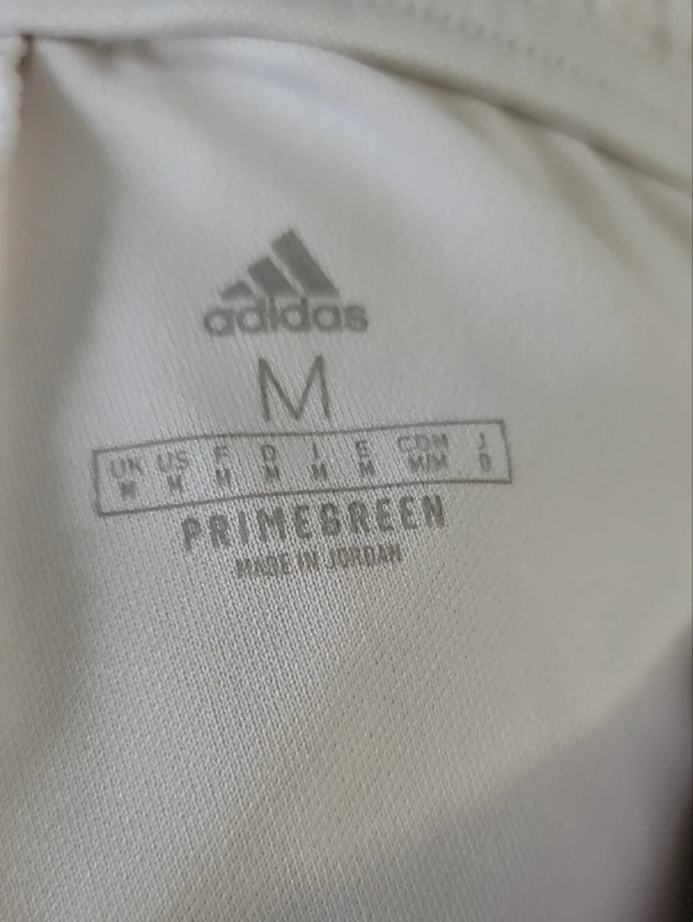adidas White Joggers with Black Side Stripes